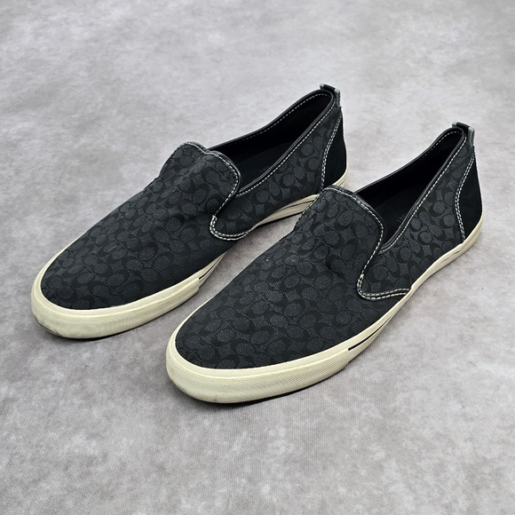 Coach Kenneth Men's Logo Slip-on Shoes